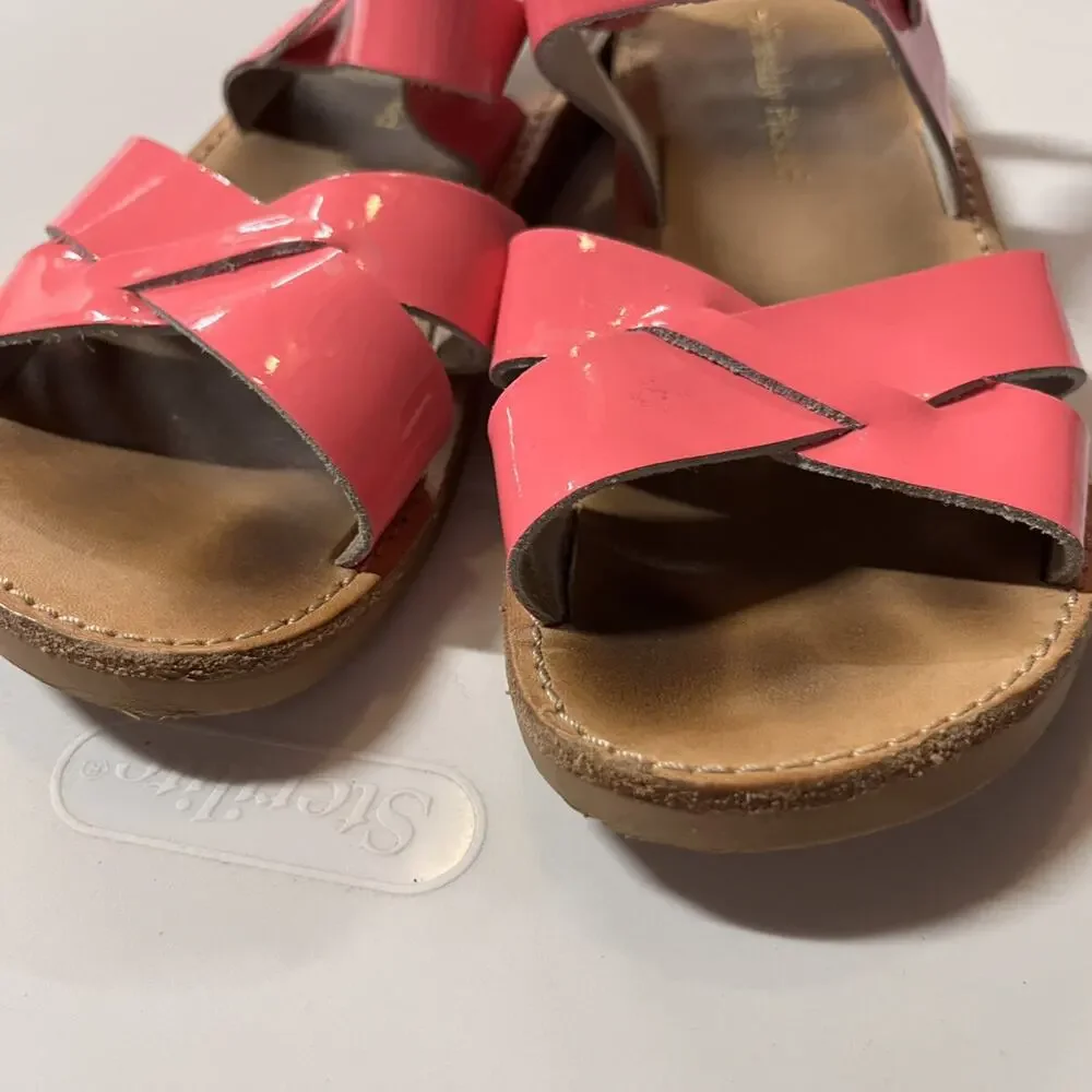 Freshly Picked Neon Pink Patent Leather Saybrook Sandals - 11